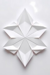Creative Origami Snowflake: Geometric and Elegant Paper Art Design