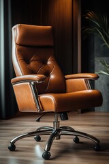 Executive Leather Chair in Office