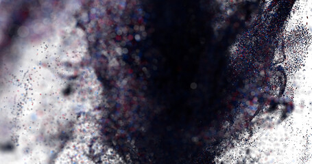 Stunning abstract background with red, blue particles. Ideal for design projects.