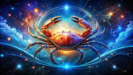 Celestial Cancer Constellation & Zodiac Symbol: Starry Night Photography