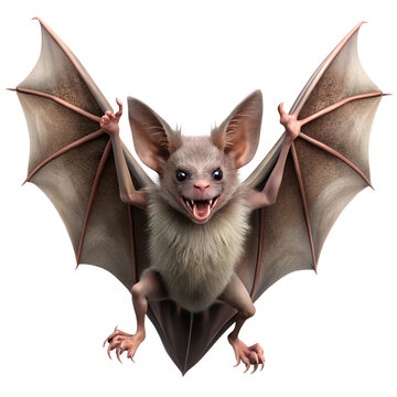 Vampire bat isolated on transparent background
