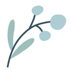 Berries. Cute illustration, vector, color, simple.