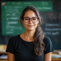 Academic Female in Glasses