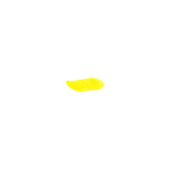 Hyphen Symbol, hand-drawn marker glyph with yellow color on transparent Background