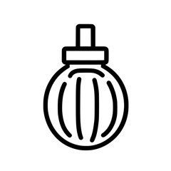 Obraz premium Elegant Perfume Bottle Icon Representing Fragrance, Luxury, and Beauty Products