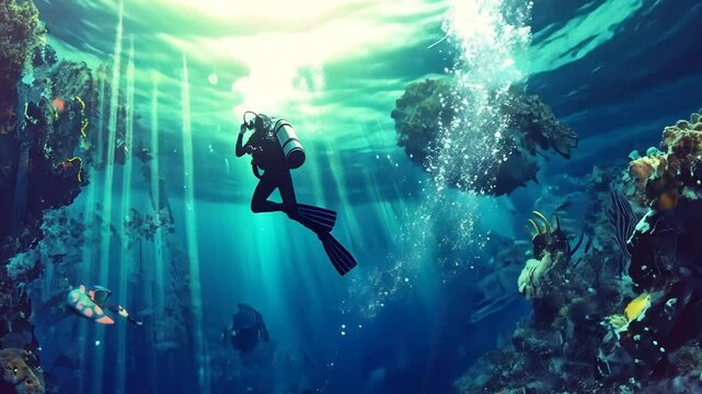 Dive into Adventure, Explore the Underwater World with Scuba Diving Delight