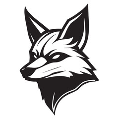 fox head vector illustration