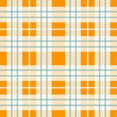 Bright orange and yellow plaid pattern with vibrant energy. Perfect for festive designs, fall themes, or bold textile projects.