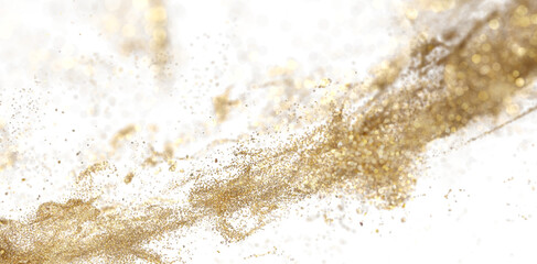 Gold Glitter Explosion - Festive Background