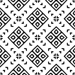 Vector pattern in ornamental style. Black and white color. Simple all over print block for apparel textile, ladies dress, fashion garment, digital wall paper.