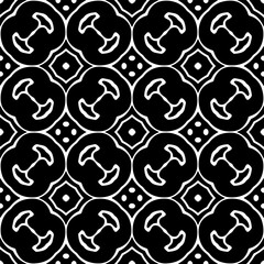 Vector pattern in ornamental style. Black and white color. Simple all over print block for apparel textile, ladies dress, fashion garment, digital wall paper.
