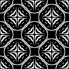 Vector pattern in ornamental style. Black and white color. Simple all over print block for apparel textile, ladies dress, fashion garment, digital wall paper.
