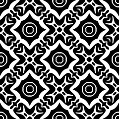 Vector pattern in ornamental style. Black and white color. Simple all over print block for apparel textile, ladies dress, fashion garment, digital wall paper.
