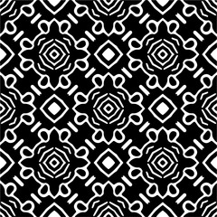 Vector pattern in ornamental style. Black and white color. Simple all over print block for apparel textile, ladies dress, fashion garment, digital wall paper.
