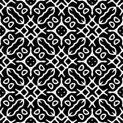 Vector pattern in ornamental style. Black and white color. Simple all over print block for apparel textile, ladies dress, fashion garment, digital wall paper.

