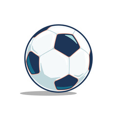 Soccer ball isolated on white background