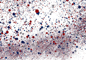 Abstract Red Blue Gray Dots Background Texture Stock Photo