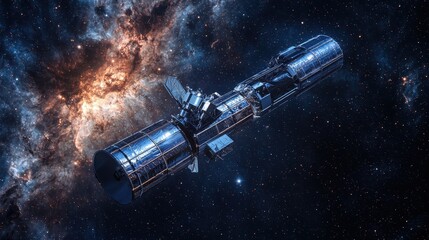 Space Telescope Capturing Deep Space Images