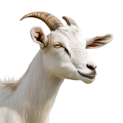Obraz premium Goat Isolated On Transparent Background, perfect for agricultural designs, animal projects farm related visual content