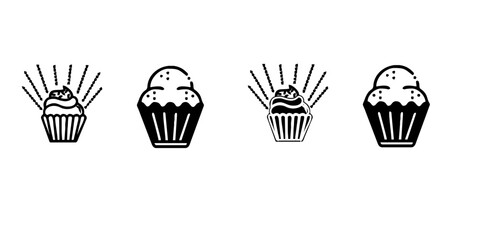 Bakery Icons Pack. Thin line icons set. Flaticon collection set. Simple vector icons