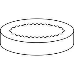 Creme Brulee icon single vector illustration