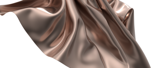 Rose Gold Silk Drape Fabric Texture