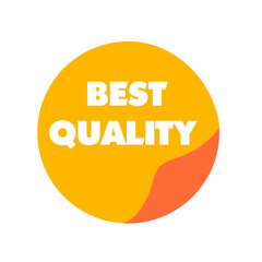 Best Quality product iconic label - Colorful banner