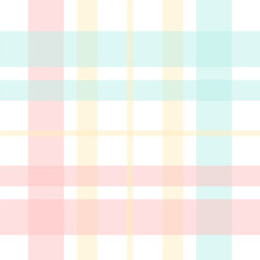 Light and airy pastel plaid pattern in soft hues. Ideal for baby shower designs, stationery, and gentle, feminine projects.