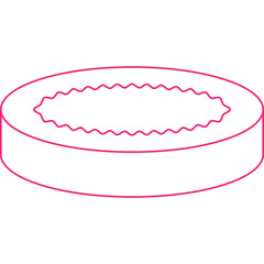 Creme Brulee icon single vector illustration