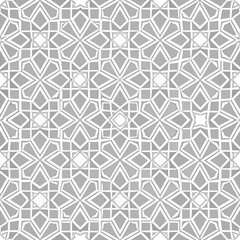Soft gray color geometric and seamless pattern design background.