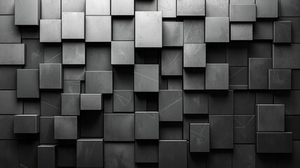 Abstract background with triangulated surfaces