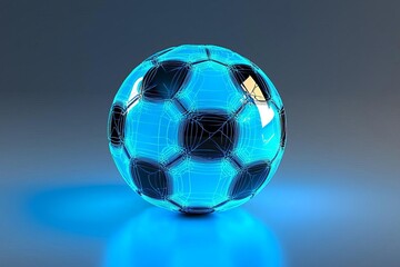 3d football object design