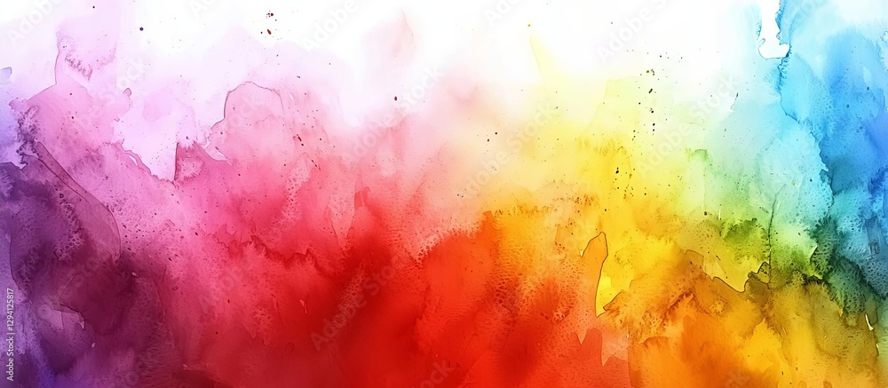 Poster apply watercolor to create a soft abstract pattern using an ink water brush isolated pastel backgrou