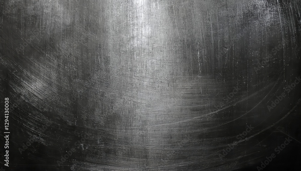 Poster abstract dark brushed metal surface with light reflections, subtle texture, ideal for modern design 