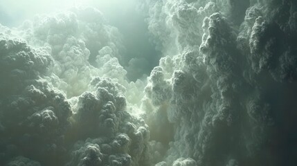 Obraz premium Stunning Atmospheric Cloud Formation with Unique Textures and Depths