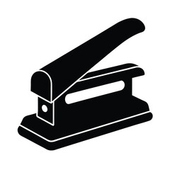 Simple paper puncher illustration showcasing clear mechanism for effective document preparation