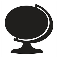 globe on a white background