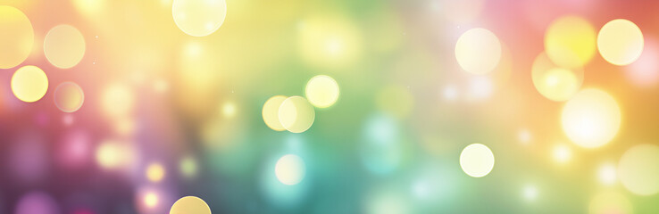 Colorful Bokeh Abstract Background