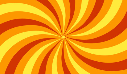 Orange Yellow Swirl Background