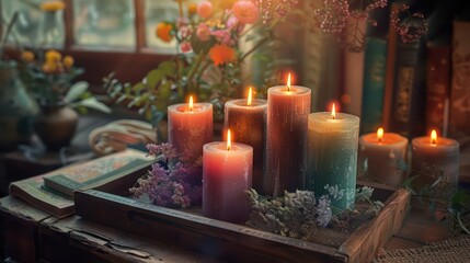 candles in church