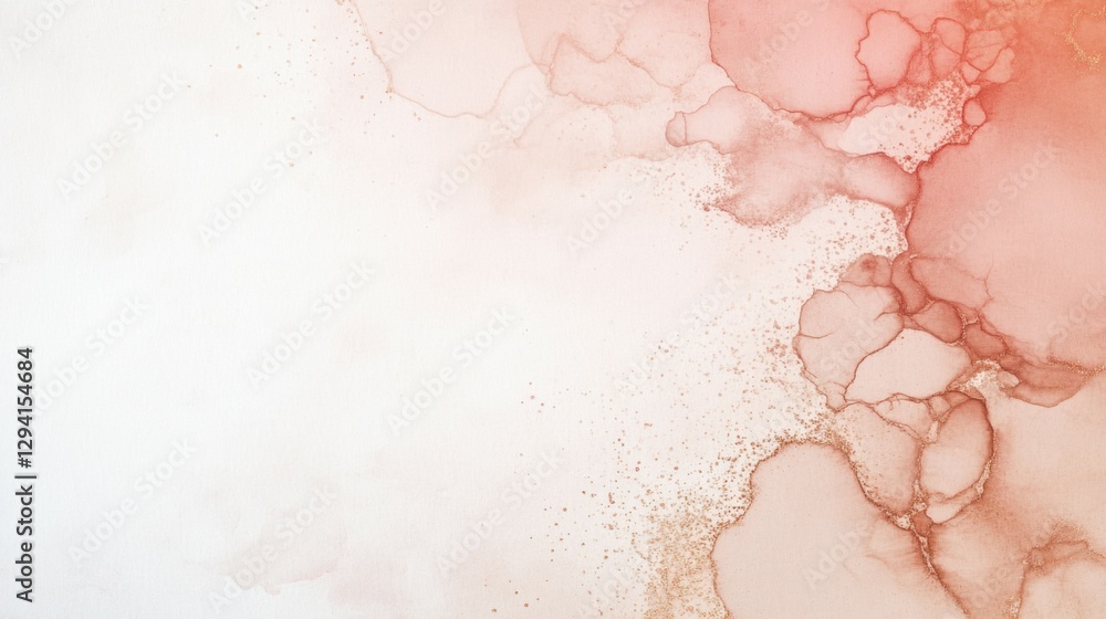 Poster a soft, abstract background featuring delicate hues of peach and cream, blending seamlessly with flu