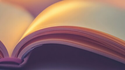 Minimalist Hardcover Notepad with Crisp Untouched Pages and Gradient