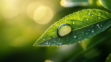 Autumn leaves floating on water surrounded by nature