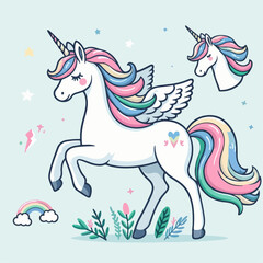 christmas card with horse