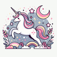 vector illustration of a horse