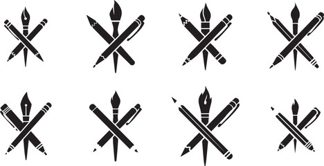 Art Day Vector Icons for Creativity and Design