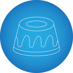 Gugelhupf icon single vector illustration