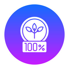 Obraz premium Natural Product Icon