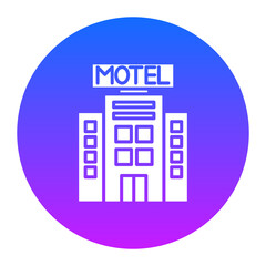 Obraz premium Motel Icon