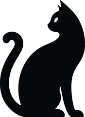 cat vector silhouettes